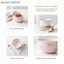 {AKIN} Bộ 2 Bát Gốm Có 2 Thìa Nơ Món Quà Dễ Thương Bát Gốm Quà Tặng Sinh Nhật Món Tráng Miệng Sử Dụng Hàng Ngày {a}