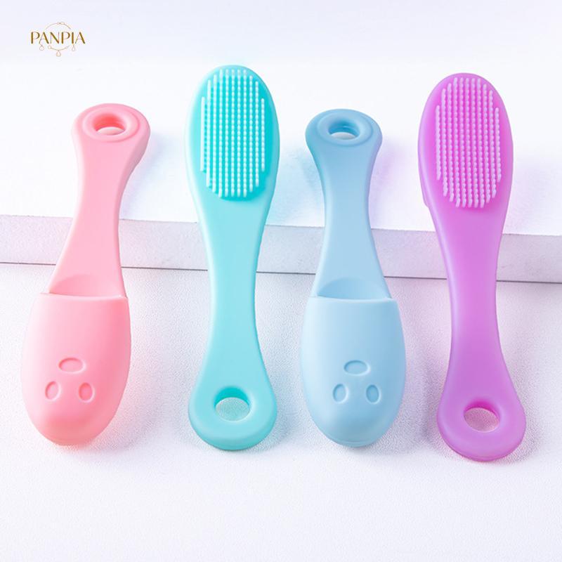 PNPIA- Bàn chải mũi silicon Máy làm sạch lỗ chân lông đầu di động Bàn chải Massage hai mặt Dụng cụ làm đẹp Dụng cụ làm sạch da mặt Máy chà mũi