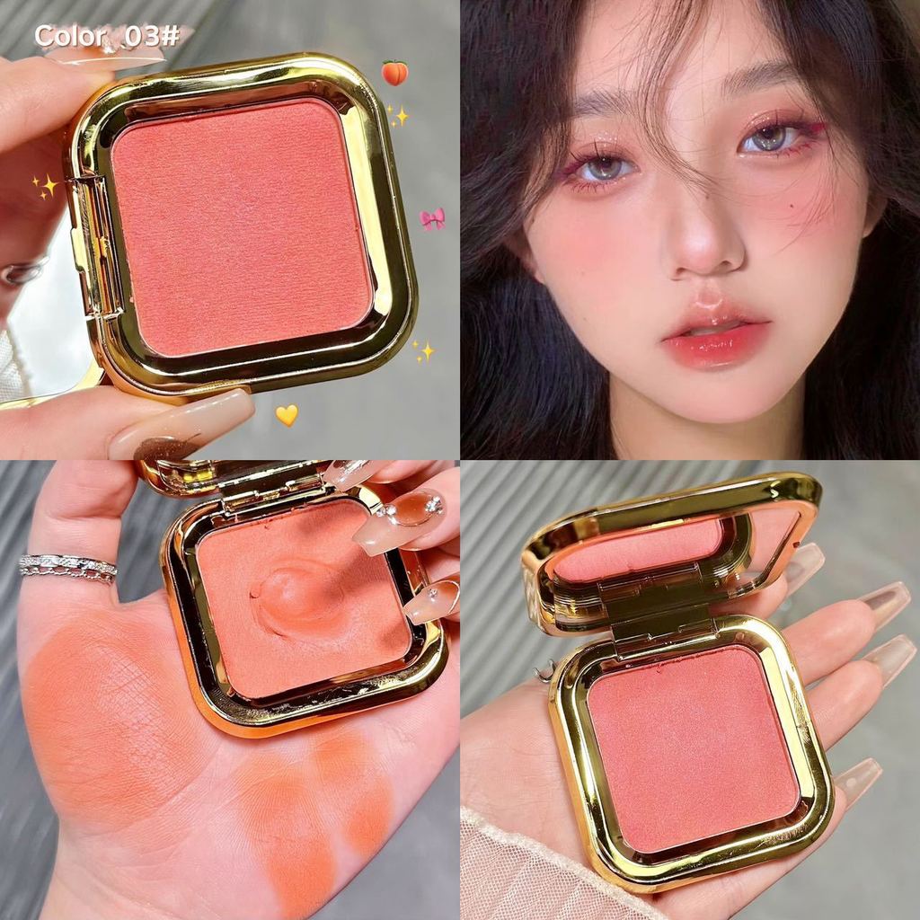 [XT] Phấn Má Hồng Dạng Kem Mochi Mịn Lì Tạo Khối Tự Nhiên Lên Màu Chuẩn Lâu Trôi Tích Hợp Phấn Mắt Nhẹ Nhàng Cao Cấp