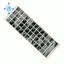 Chữ Trắng Pháp Azerty Bàn Phím Miếng Dán Màu Đen Cho Laptop PC