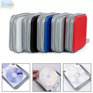 JVSUB 40 Đĩa CD Túi DVD Hộp Cứng Ví Sắp Xếp Album