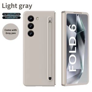 Kes Ốp Lưng Cho Samsung Galaxy Fold 7 6 5 4 5G Shcokproof Cover Có Bút & Khe Cắm Giá Đỡ Vỏ Chống Sốc Phim Kính + Bút