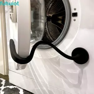 FUHUIOT Máy Giặt Chống Đỡ Cửa Máy Giặt, Đế Punch Giá Đỡ Cửa Máy Giặt Miễn Phí, Giữ Sấy Độ Ổn Định Cao Thiết Kế Mềm Tải Trước Máy Giặt Giá Đỡ Cửa Nhà