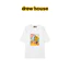 Áo thun unisex trắng in hình Gingerbread Man ngắn tay 100% cotton cao cấp cổ tròn 0612