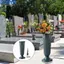 <cosyh>Dark Green Grave Sweeping Ritual Vase Sturdy PP Resin Material 4 17x12 20 inches