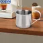<cosyh>Espresso Pitcher Elegant Kitchen Design Thick Handle For Comfortable Grip