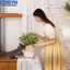 <cosyh>Plastic Artificial Eucalyptus Greenery for Wedding Decoration Home and Craft Use