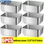 <cosyh>Set of 6 Stainless Steel Food Storage Containers Stackable with See Through Lids