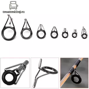Nhíp 7 Cái Kích Thước Hỗn Hợp Câu Cá Top Nhẫn Cần Cực Bộ Sửa Chữa Dòng Hướng Dẫn Mắt Bộ Mới VN