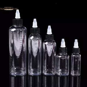 TRTR 30ml-250ml Nhựa PET Dung Tích Lỏng Chai Nhỏ Giọt Sắc Tố Hộp Mực VN