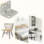 TRTR 10 20 Chiếc Nội Thất Góc Sắt Ban Braet Bộ Bàn Ghế Tủ Quần Áo Cố Định Kết Nối Dễ Dàng Lắp Ráp Tại Nhà VN