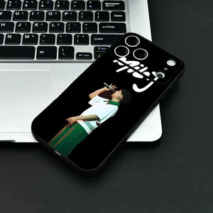 Ốp Điện Thoại TP-2 Rapper M-Milo J Cho IPhone 17 16 15 14 13 12 11 Pro Max Plus Mini Đen Mờ Vỏ Mềm Funda