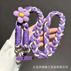 Phong Cách Hàn Quốc Phù Hợp Với Hoa Điện Thoại Di Động Dây Đeo Vai Đeo Ngang Bện Camera Little Bee Ngoài Trời Chống Trộm Mạnh Mẽ