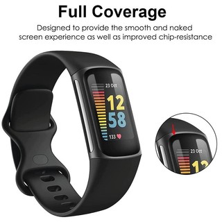 Miếng dán bảo vệ màn hình mềm cong 3D cho đồng hồ thông minh Fitbit Charge 6 5 Fitbit Inspire 3 / Luxe / Full Cover Phim bảo vệ