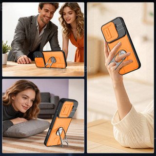 Vỏ cửa sổ đẩy chống sốc cho Honor 400 Lite 4G 5G 2026 Vỏ từ tính sang trọng cho Honor400Lite 400Lite 360° Ốp điện thoại bảo vệ giá đỡ có thể xoay được