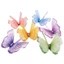 JVSUB 50 Miếng Dán Bướm Vải Organza, Miếng Dán Thêu Bướm Voan Mờ, DIY Nhiều Màu Sắc Hai Lớp Quần Áo May Vá Phụ Kiện Tóc Cô Dâu