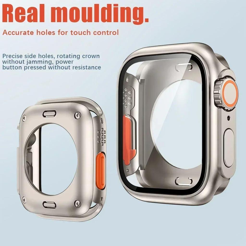 Thay đổi sang Ultra ốp lưng + dây đeo silicon tương thích cho Apple Watch Series11 / 10 46mm 9 8 7 6 se 5 4 45mm 44mm