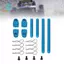 Gamchiano 2x 1 / 10 RC Vỏ Xe Cột Phụ Kiện Thay Thế Chắc Chắn, Các Bộ Phận Hiệu Suất Cao, Hợp Kim Nhôm RC Thân Xe Cho TT02