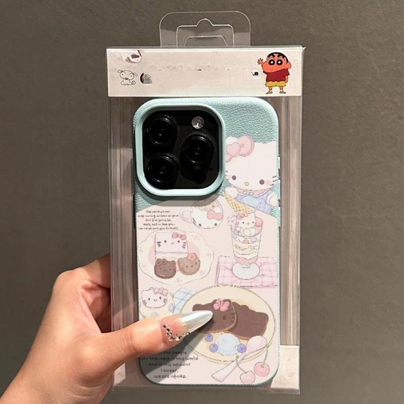 cho Kitty Ốp điện thoại Bánh ngọt cho iPhone 13 14 15 12 11 16 17 Pro Max 17 Air Xs Max XR X 7 8 Plus