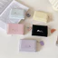 Ví ngắn OLVIDO, Ví đựng tiền xu mặt dây chuyền Acrylic nhẹ, Túi đựng thẻ in hình động vật bằng da Pu dễ thương dành cho nữ