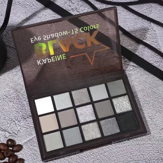 Matte 15 Màu Phấn Mắt Bảng Halloween Màu Xám Đậm Trang Điểm Khói Mỹ Phẩm Trang Điểm