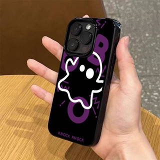 Ốp Lưng IPhone 13 15 11 17 16 12 14 ProMax  chữ_B_O_màu_tím 7 8Plus XR X XS Max