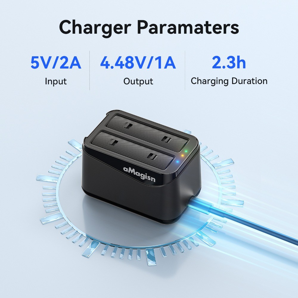 AMagicsn Thích hợp cho Bộ sạc không khí Insta360 X4, Thích hợp cho Đế sạc nhanh pin không khí Insta360 X4, Thích hợp cho phụ kiện không khí Insta360 X4