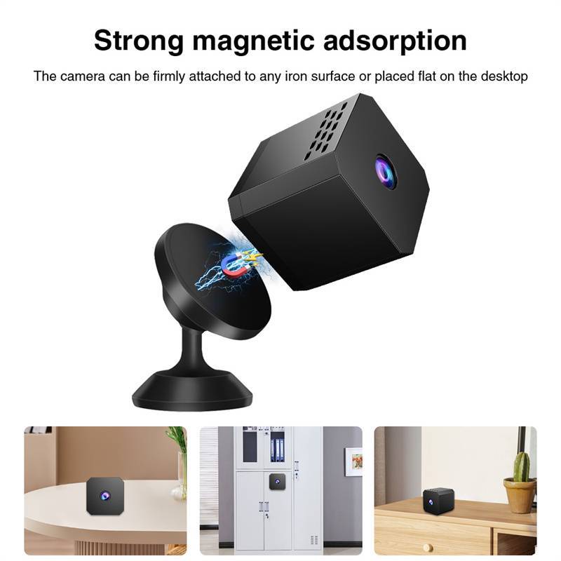 Camera an ninh wifi Phu F1 HD-Tầm nhìn ban đêm ngoài trời, thiết kế mini Cube, xem từ xa VN