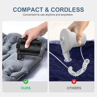 Máy Bơm Hút & Bơm Hơi Mini 5200mAh Đa Năng Cắm Trại Du Lịch Bơm Phao Nhanh
