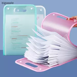 Thư mục tập tin Accordion 13-Poet bigapple, Kích thước chữ A4, Màu Macaron cho văn phòng & gia đình RDG