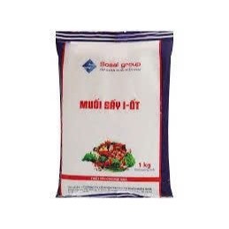 Muối Tinh Sấy Iốt SOS 1Kg (25 Bịch) (XANH) bao