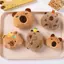 PNPIA- Dễ Thương Capybara Động Vật Sang Trọng Búp Bê Thổ Cẩm Lông Tơ Mềm Nhồi Bông Quần Áo Huy Hiệu Chân Bapas Phụ Kiện Trang Trí