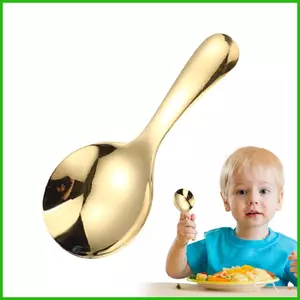 Đồ Flatware Trẻ Em Dụng Cụ Inox Có Thể Tái Sử Dụng Tròn Mịn Trẻ Em Flatware Tay Cầm Ngắn Flatware Cho Ăn saixit2vn