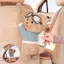 Hộp đựng khăn giấy hình gấu ngắn sang trọng dễ thương Hộp đựng khăn giấy Hộp đựng rác Hộp đựng tay xe sáng tạo 2 trong 1 Hộp bìa cứng Nội thất ô tô VN