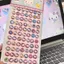 HelloKitty Ba Chiều 3D Pha Lê Kim Cương Dán KT Cô Gái Dễ Thương Vỏ Điện Thoại Trang Trí Dán 5.28