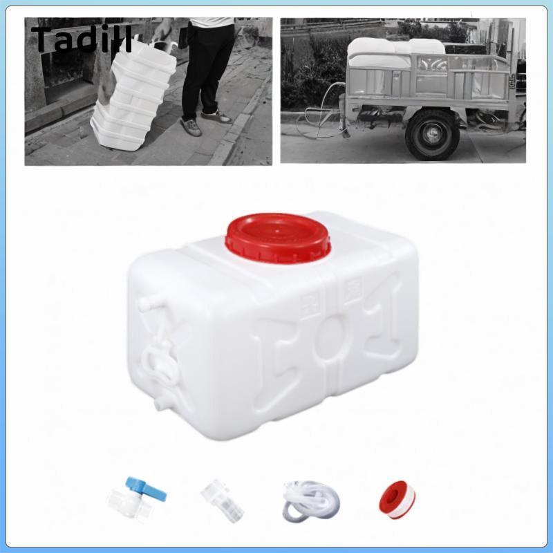 Hộp đựng nước cắm trại Tadill, hình chữ nhật ngang, bình nước lớn có vòi rót rộng để làm đầy nhanh, dành cho người chơi