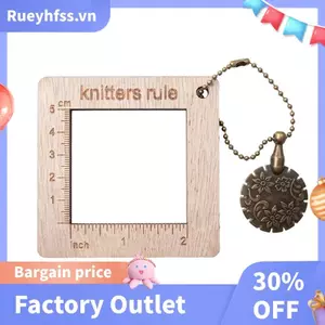 Đan Thước Đo Đan Máy Tính Đan Tỉ Trọng Thước DIY Dệt Dụng Cụ Đo Knitters Thước Với Máy Cắt Ren