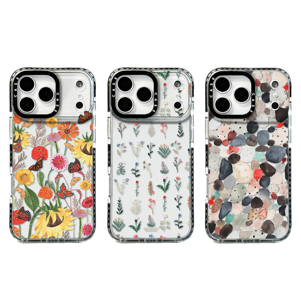 Ốp Điện Thoại Bướm Hướng Dương Cho IPhone 17 Pro Max 17Air 16 15 14 13 12 11 Vỏ Bảo Vệ Chống Sốc