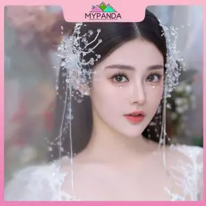 MYPANDA 1 Phụ Kiện Trang Sức Đơn Giản Hàn Quốc Bướm Hạt sel Kẹp Tóc Cho Nữ Cô Gái Màu Bạc Kẹp Tóc Bên Kẹp.