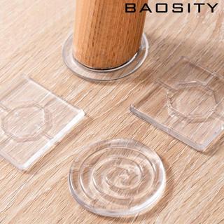 4 Miếng đệm chân nội thất bằng silicon, Tấm bảo vệ sàn, Tấm bảo vệ chân nội thất gia đình, Tấm bảo vệ có thể tái sử dụng