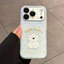 Ốp điện thoại mờ 2 trong 1 Wave Point Dog cho iPhone 17 Pro Max 16 15 14 Vỏ bảo vệ chống sốc