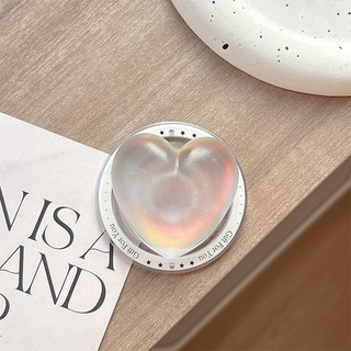 3d Laser Tình Yêu Tròn Từ Tính Giá Đỡ Điện Thoại Cho IPhone 17 16 15 14 13 12 Pro Max 14 Plus Có Thể Gập Lại Vòng Tay Co Giãn Để Bàn Đứng P3