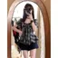 Niche Hàn Quốc Retro Hot Diamond Checked Áo Sơ Mi Nữ Mùa Hè Nơ Áo Sơ Mi Nhỏ Ôm Hơn Nhìn Top Hợp Thời Trang