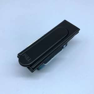 MS717-1 Khóa phẳng ngắn cong màu đen, Khóa cửa tủ điện, Khóa khung gầm tủ mạng, Khóa cửa hộp phân phối 0R6K