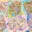 BEABOUT Nhãn dán cảnh Mini, Finely Die-Cut 8 cảnh lớn Nhãn dán thu nhỏ Sách, Chương trình đa dạng Nhãn dán xếp chồng PET Các dự án DIY