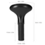Tay cầm mái chèo PYCOU, Tay cầm SUP màu đen PVC, Tay cầm Oar chống trượt bền bỉ Thể thao dưới nước