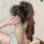HNKMP Lưới Thanh Lịch Nơ Kẹp Tóc Nữ Đuôi Ngựa Vuốt Kẹp Lấp Lánh Kim Cương Giả Kẹp Tóc Bé Gái Mũ Đội Đầu Phụ Kiện Tóc Quà Tặng.
