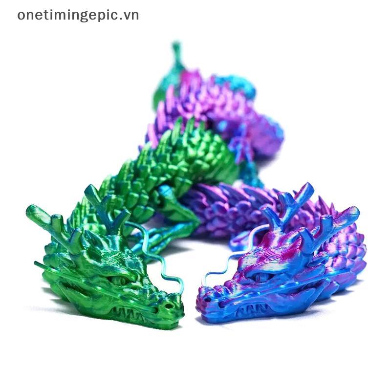 VFZ 3D In Hình Rồng Trung Quốc Toàn Thân Khớp Di Chuyển Được Nội Thất Nhà Trang Trí Trang Trí Đáng Thu Thập Đồ Chơi Sáng Tạo OTE