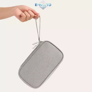 Túi lưu trữ cáp USB E-WOITD Du lịch Túi lưu trữ đa chức năng di động để sạc và điện thoại di động E-WOITD
