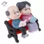 HFTOY 1 Bộ Nhà Búp Bê Thu Nhỏ Vườn Micro Phong Cảnh Ông Bà Các Bức Tượng Trang Trí ~